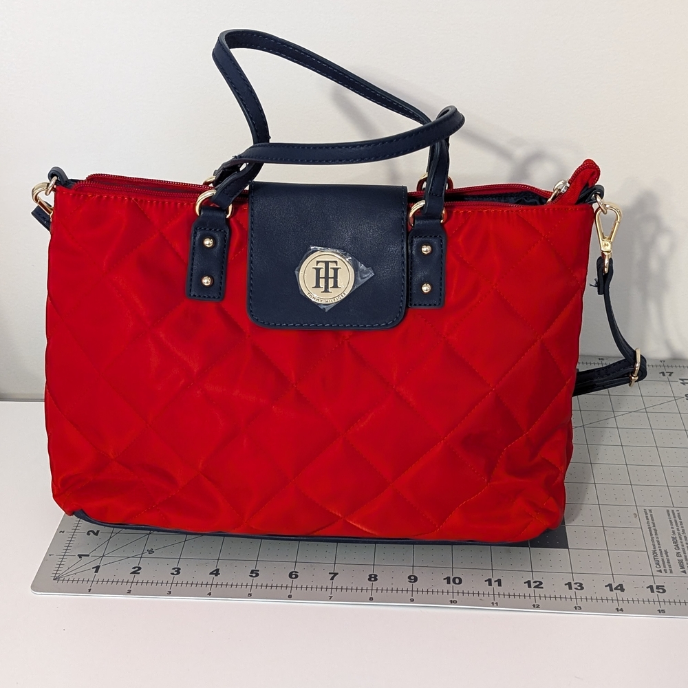 Tommy Hilfiger Crossbody Tote Bag – red / Blue - Picture 5 of 7